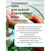 Крем "Балансирующий" для жирной и проблемной кожи с пребиотиками 4fresh BEAUTY | интернет-магазин натуральных товаров 4fresh.ru - фото 3