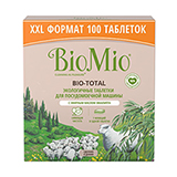 Таблетки "Bio-total" для посудомоечной машины, с маслом эвкалипта BioMio | интернет-магазин натуральных товаров 4fresh.ru - фото 1