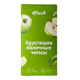 Чипсы яблочные, хрустящие 4fresh FOOD | интернет-магазин натуральных товаров 4fresh.ru - фото 1